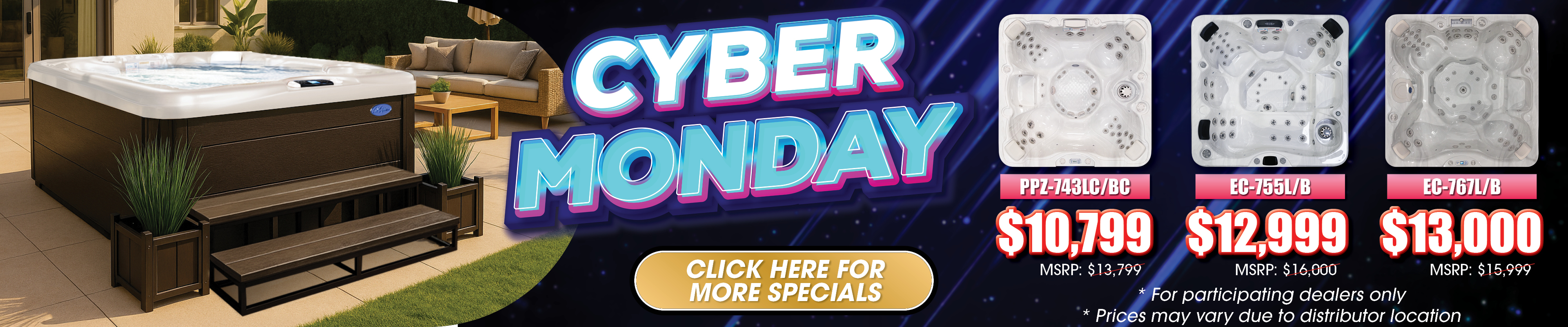 Calspas hot tub being used in a family setting - West Point